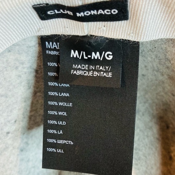 Club Monaco Wool Brim Hat Fedora
Made in Italy - Picture 10 of 10